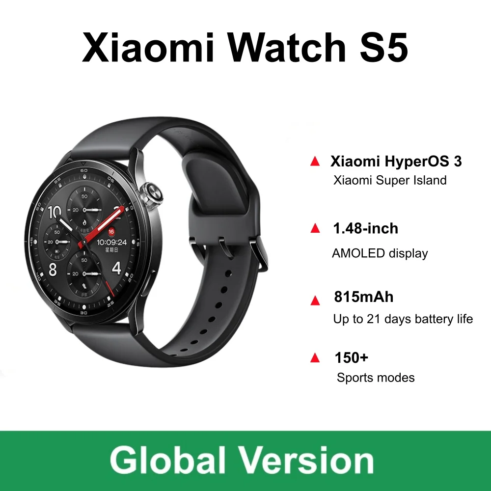 Global Version Xiaomi Watch S5 - огляд і ціна Xbody Health & Wellness