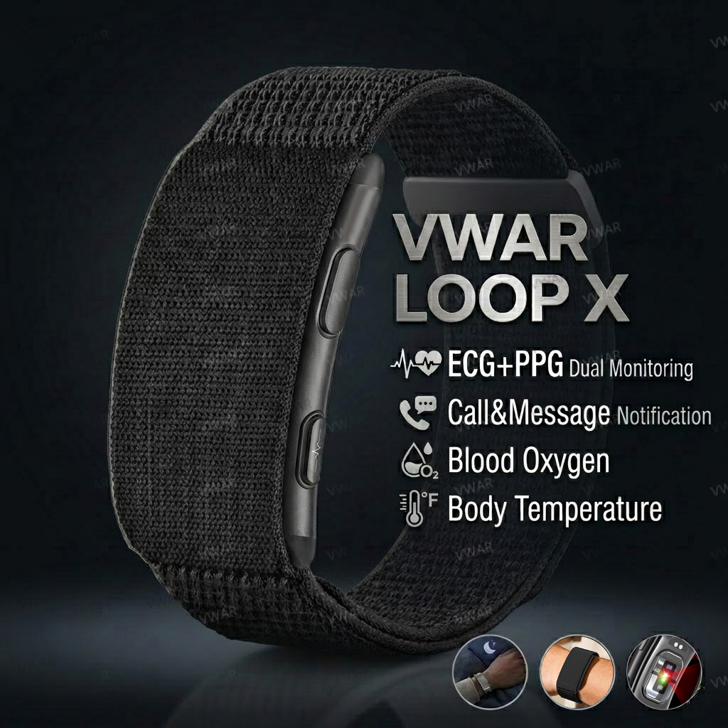 VWAR LOOP X ECG Smart Bracelet - огляд і ціна Xbody Health & Wellness